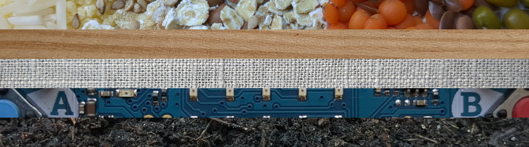 Einige Materialien für den nachhaltigen Samstag